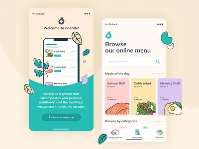 Illustration & Styling Exploration app branding food food app food illustration foodie health healthy illustration illustrator mobile organic responsive salad takeaway takeout ui ui design ux vegan