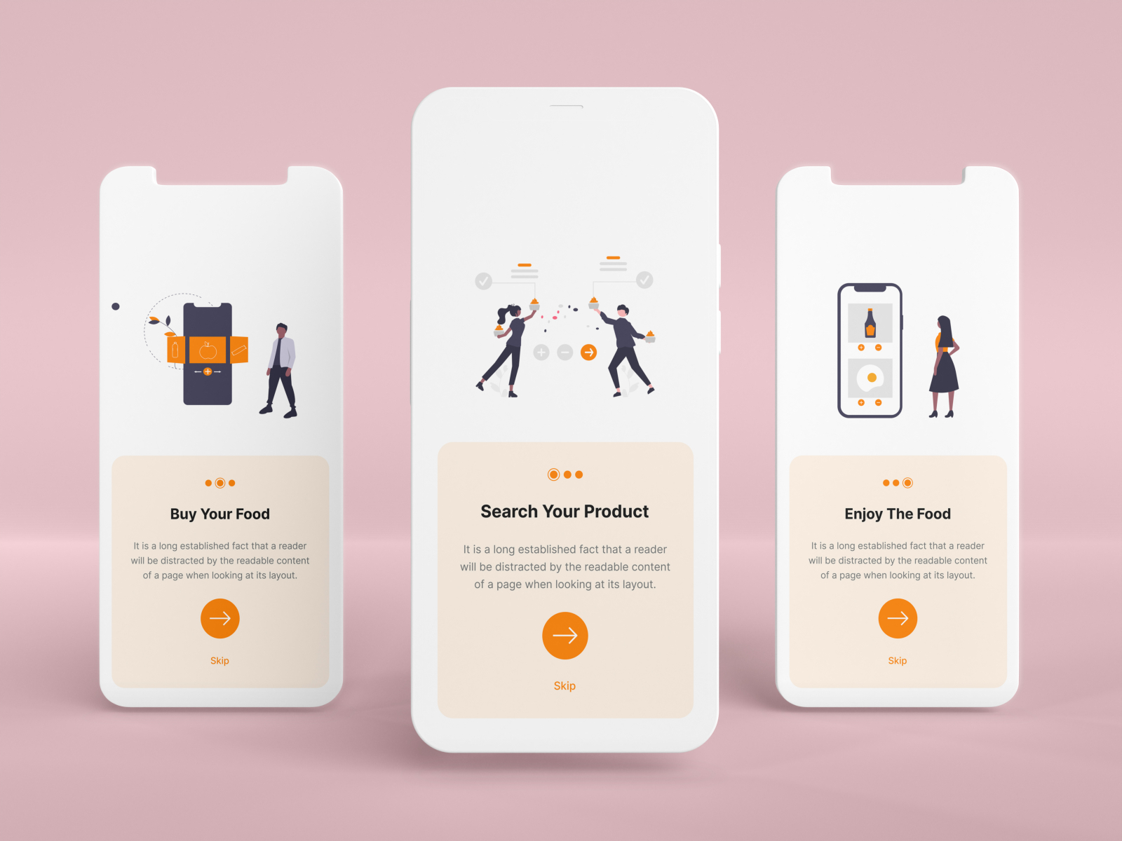 Food Delivery Mobile App Onboarding By Tareq Rahman On Dribbble
