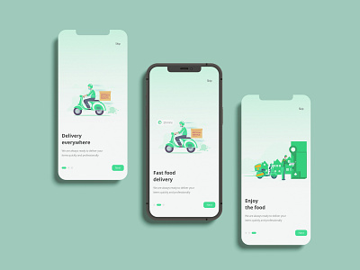 Food Delivery App – Onboarding app app design delivery app design food app food delivery app food illustration mobile app design mobile design mobile ui onboarding onboarding screen onboarding ui screen design splash page splash screen ui user experience user interface uxui