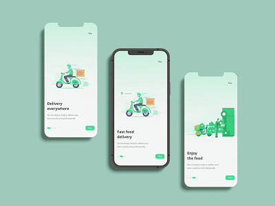 Food Delivery App – Onboarding