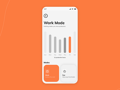 Work Mode | UI Design design graphic design illustration mobile design ui uidesign ux vector