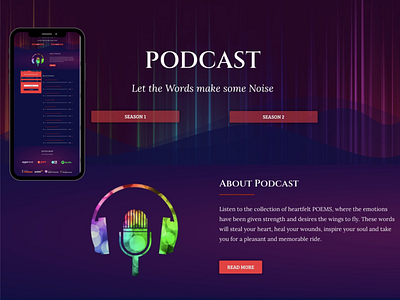 Podcast Page design (Soch aur Saaj)