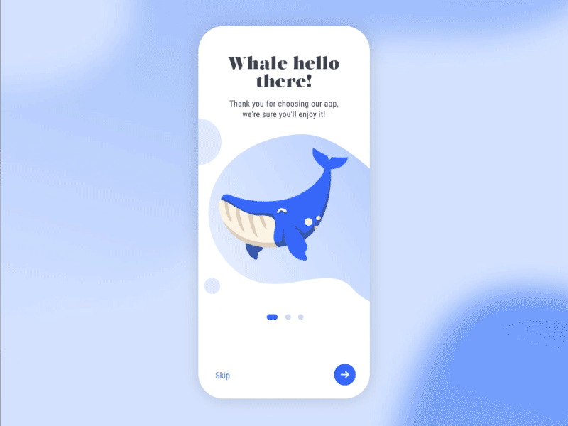 Onboarding Animation - APP