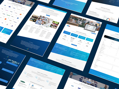 Trifacta website, UI design angles blue clean design light trifacta ui website website design