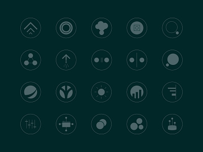 DataCore Icons clean dark data data core icon set iconography icons modern simple simple design vector