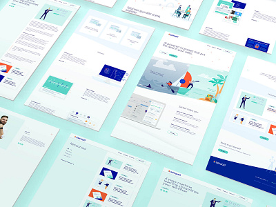 SetSail website, UI design ai branding bright clean illustration incentives light minimal purple sail set sail strategy teal ui uptrending ux website white