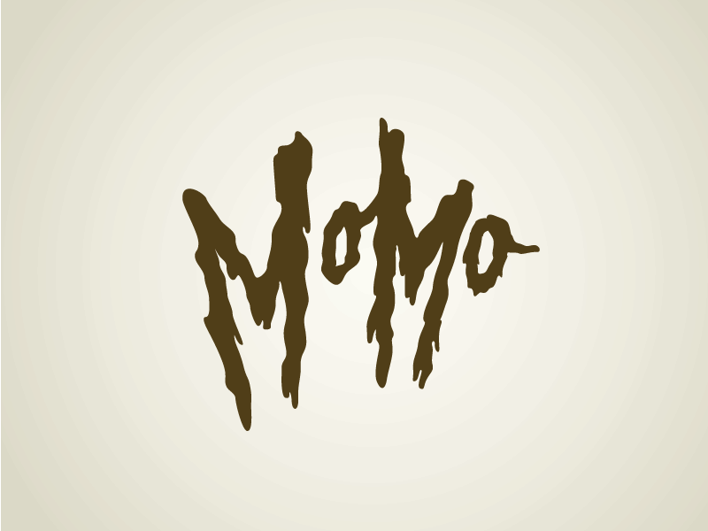 Momo [gif] cryptozoology gif glow handletter handtype lettering momo monster