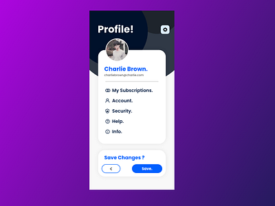 Profile UI profile