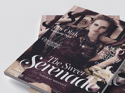 Senid Magazine best design editorial magazine print type typography