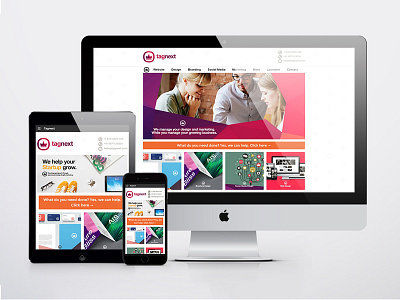 Tagnext - Responsive Web Design css design designer html php responsive web design website wordpress