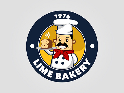 Bakery Logo bakery character logo mascot vector