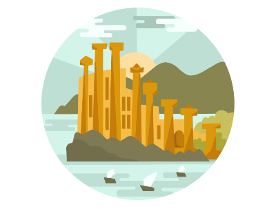 King's Landing - Game of Thrones illustrated iconset