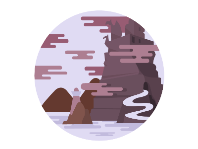 Dragonstone - Game of Thrones illustrated iconset