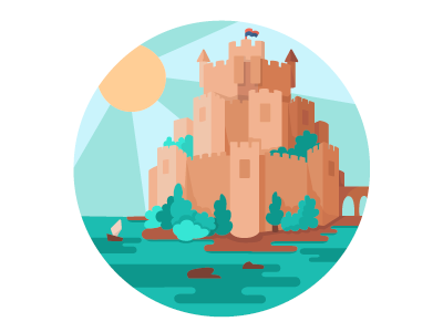 Riverrun - Game of Thrones illustrated iconset