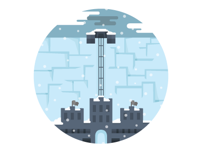 The Wall - Game of Thrones illustrated iconset