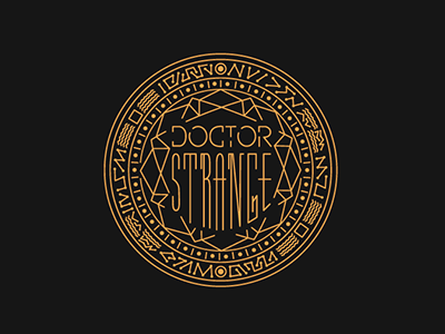 Doctor Strange brand design behance brand design branding business card doctor strange icon logotype marvel super hero