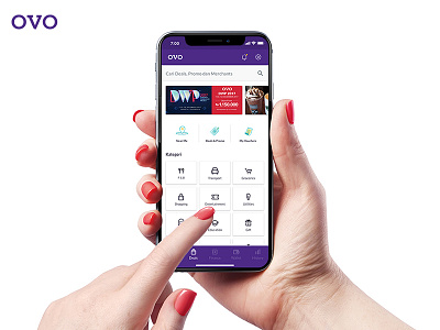 OVO - Deals app finance app ios iphone x mobile app user interface