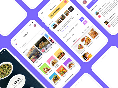 Lapar design food food and beverage food app hungry ios mobile app design product design restaurant restaurant app ui user experience user interface ux