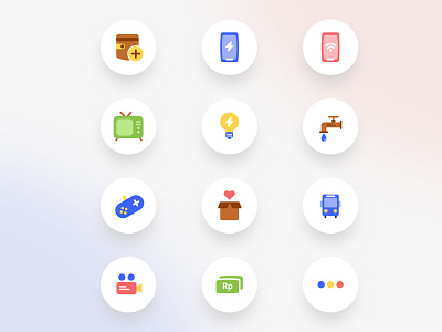 Fancy Icons colorful fancy icon icon design iconography icons illustration product design product icons user interface
