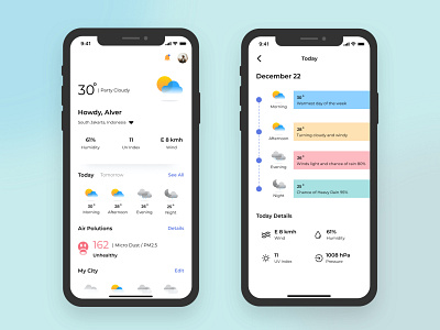 Minimalism Weather App design ios mobile app design product design ui ux weather weather app weather forecast weather icon
