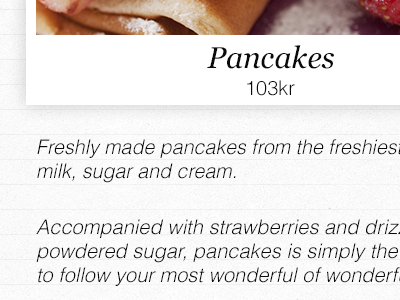 Pancake-description