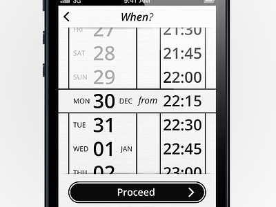 Date- and timepicker