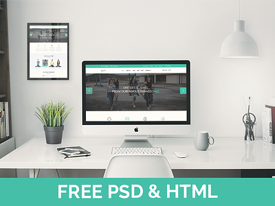 Mart - eCommerce Web Template Free PSD & HTML