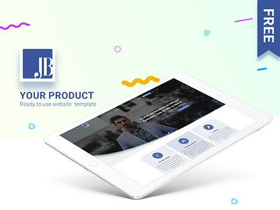 Lafirm - Landing page - Free PSD Download