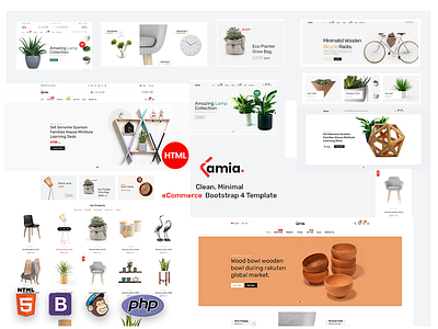 Lamia E-commerce Bootstrap 4 Template