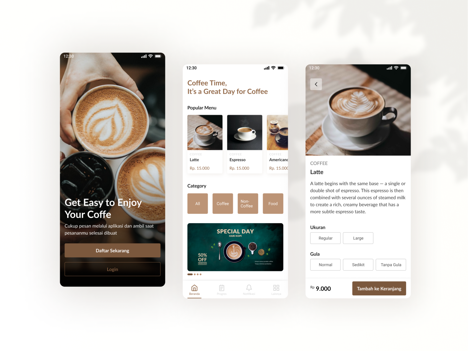 Cavea - Coffee Shop App by Yefi Chlarasasti on Dribbble