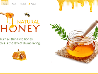 Honey web by kun studio on Dribbble