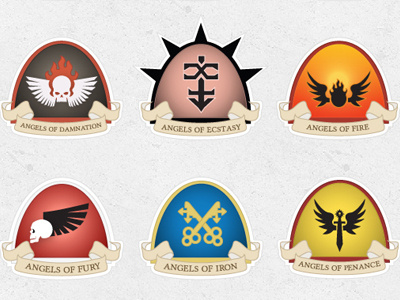 warhammer 40k space marine chapter symbols