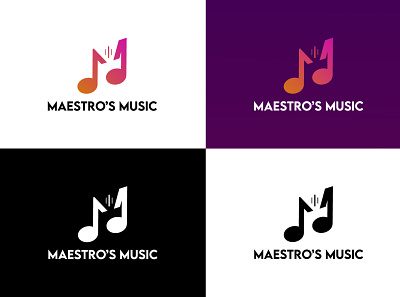 Music Logo branding creative design elegant logo logodesign minimal minimalist modern music music logo simple