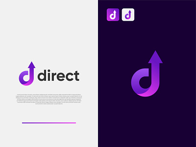 Modern Logo branding creative d letter design elegant graphic design grow logo logo logodesign minimal logo mode modern modern logo simple