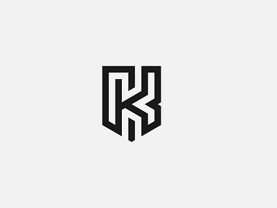 Letter "k" Modern Logo