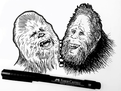 Hairy Dudes chewbacca hairy christmas hairy dudes harry and the hendersons the force awakens