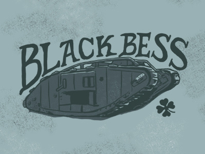 Black Bess - Battlefield 1 battlefield battlefield 1 black bess illustration landship tank typography world war i