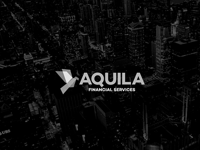 Logo for Aquila branding design icon illustration logo typography vector