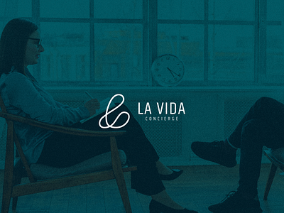 Logo sample for La Vida app branding design graphic design icon illustration illustrator logo typography vector