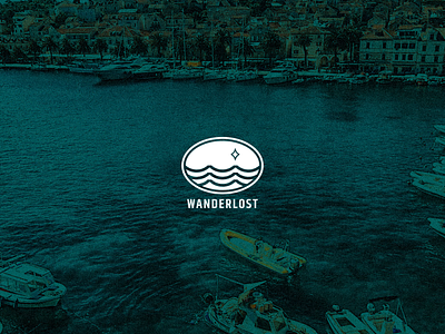 Logo sample for Wanderlost app branding design icon illustration logo typography vector