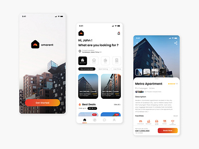 omarent - Properties Apps Design