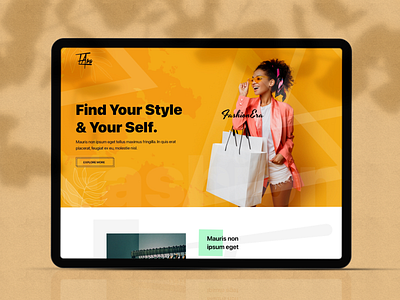 Find Your Style graphic design ui