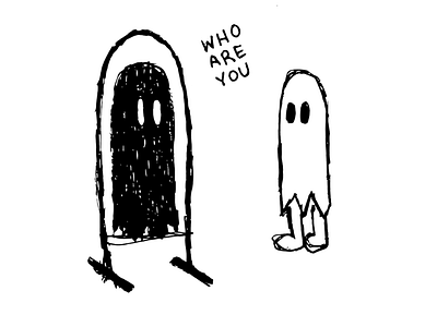 Bipolar Ghost design graphic design illustration vector
