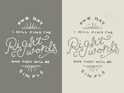 Simple Reminders blog handlettering