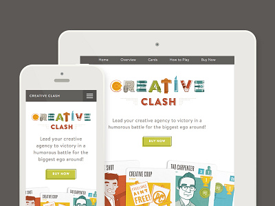 Creative Clash Game! board game development responsive web web design