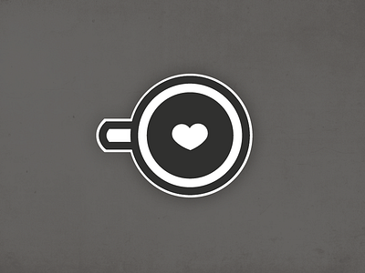 It's a Simple Cup, sticker. illustration logo sticker