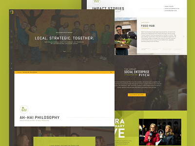 2015 Community Report bright dev htmlcss nonprofit responsive web web design
