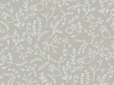 Herbal Pattern handdrawn illustration pattern