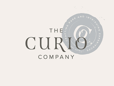 The Curio Company branding logo logotype