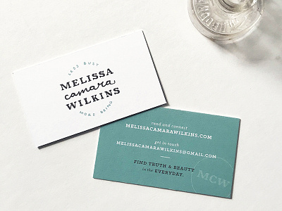 Less Busy, More Being branding business card logo logotype